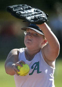 Softball pitcher