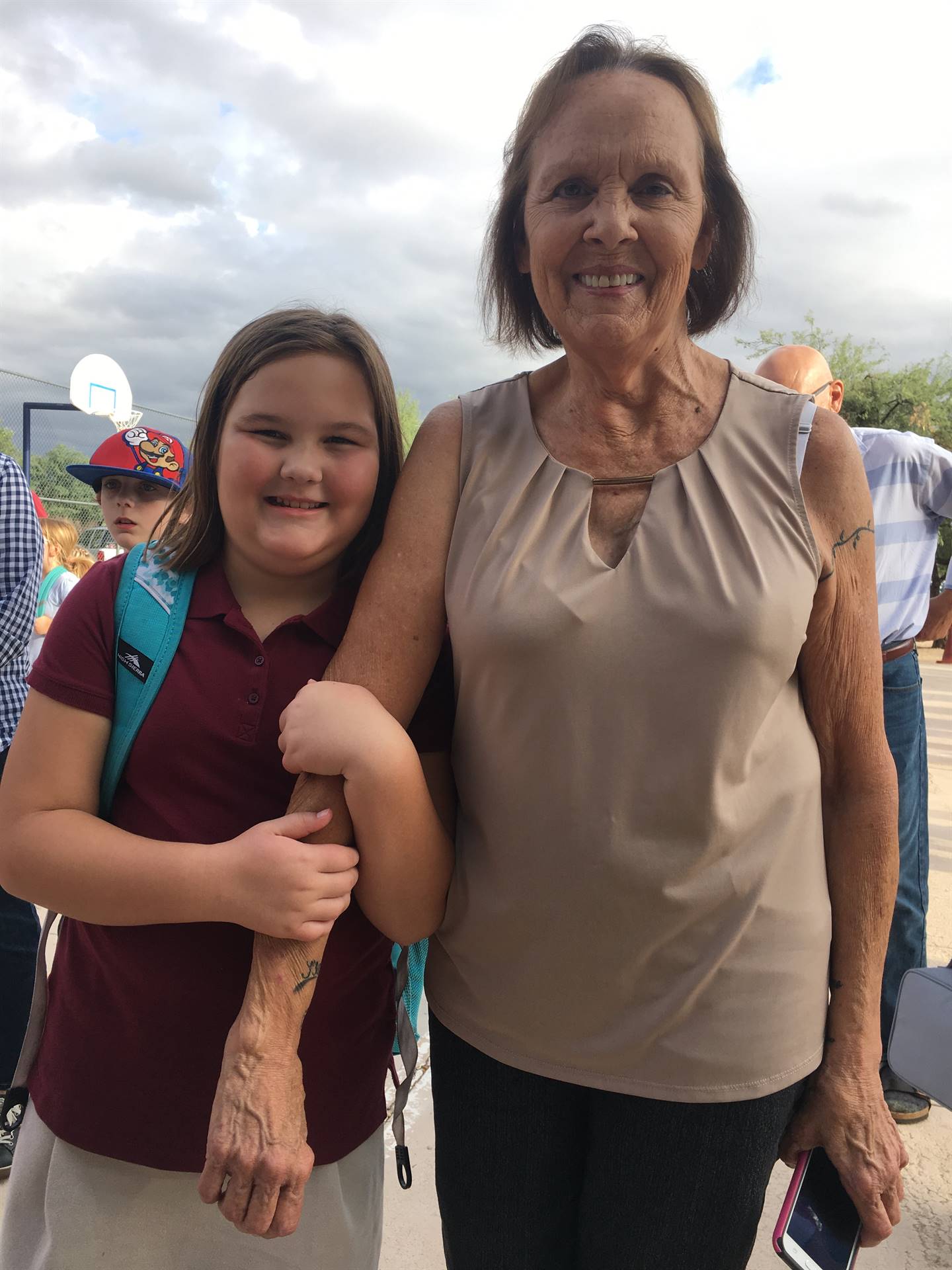 4th Grader and Grandmother